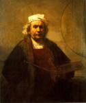 Selbstportrait mit Palette und weissem Turban Selbstportrait mit Palette und weissem Turban