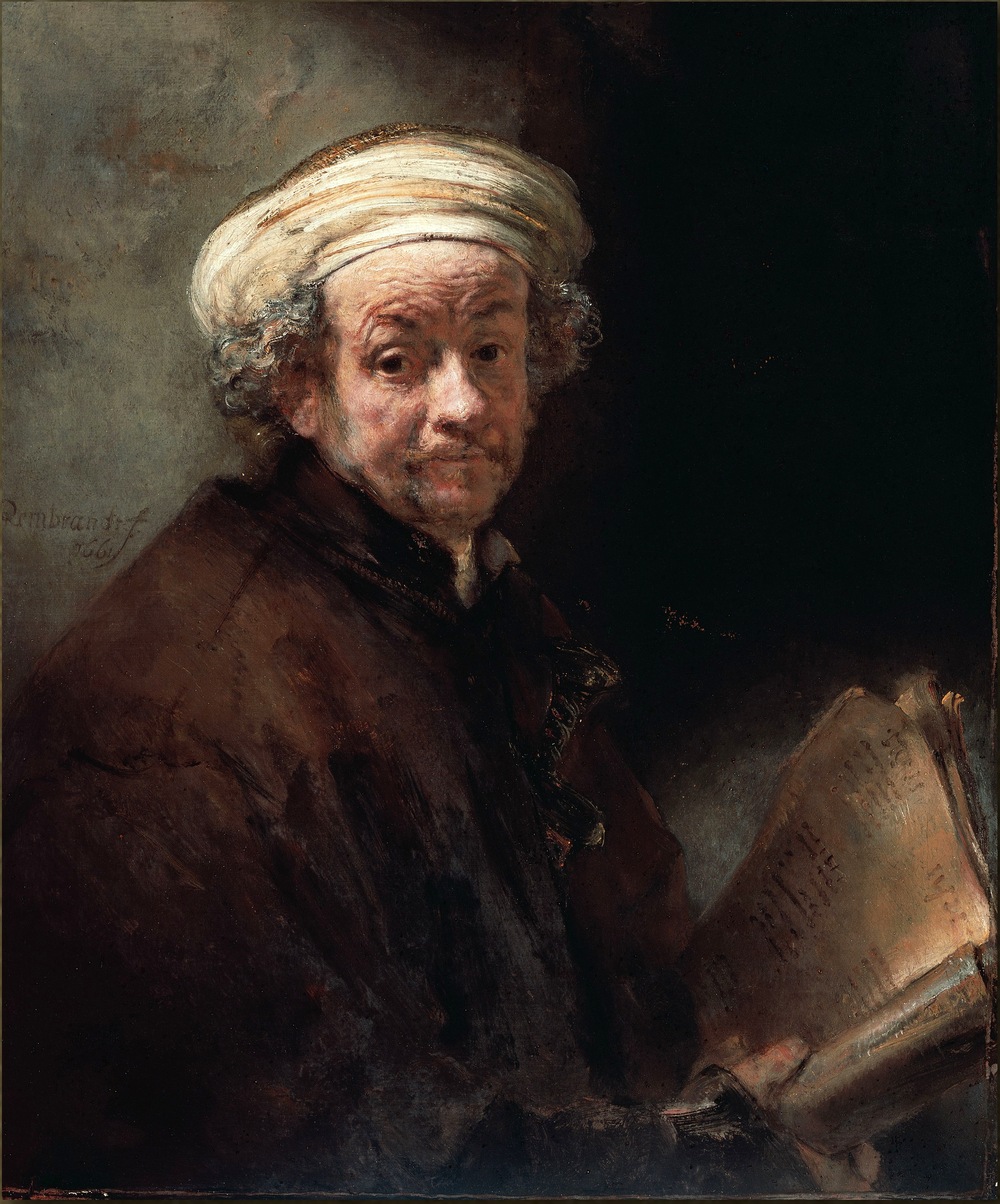 Selbstportr t Als Apostel Paulus Von Rembrandt Van Rijn